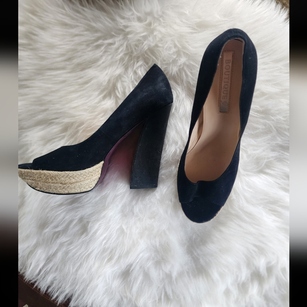 Black Boutique 9 Heels Sz 11